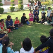 Pakistan Women team visit the SOS Village, Karachi