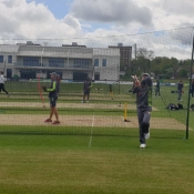Pakistan team attended practice session