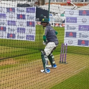 Pakistan team practice session at Oval