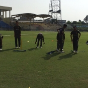 Pakistan U16 practice session ahead of the first one-day match against Bangladesh U16