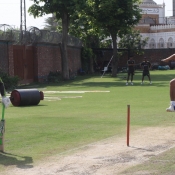 Pakistan U-19 team training session at NCA Lahore