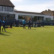 Pakistan team training session at Bath Cricket Club ground Bristol