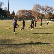 Pakiatan U19 training session at Pietermaritzburg