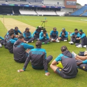 Pakistan Team practice session at Headingly, Leeds