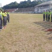 AJK Region training session at Mirpur stadium as part of  the Regional U19 Academies programme.