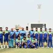 Test cricketer Ehsan Adil  visit faisalabad regional u19 academy