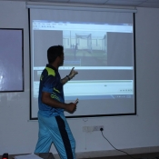 Analysis session of DM Jamali U19 at Inzamam ul Haq High Performance Centre, Multan.