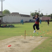 Training session of Multan U19 at Inzamam ul Haq High Performance Centre, Multan.