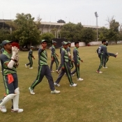  Practice match of Lahore Blues U19 at LCCA Ground Lahore.