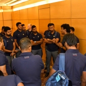 Arrival of Sri Lanka team at Karachi for ODI & T20I series against Pakistan
