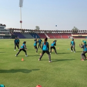 Pakistan women practice session at Gaddafi Stadium, Lahore