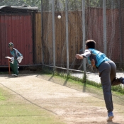 Pakistan U16 team practice session ahead of first one day match