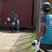 Pakistan U16 team practice session ahead of first one day match