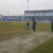 Pakistan team practice session in Rawalpindi.