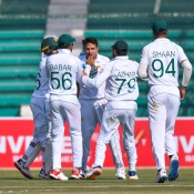 Day 2 : Pakistan vs Sri Lanka at National Stadium Karachi