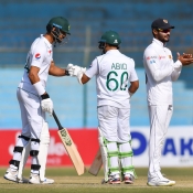 Day 3 : Pakistan vs Sri Lanka at National Stadium Karachi