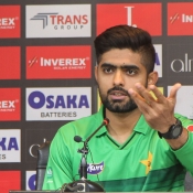 Captains press conference and the Pakistan v Bangladesh T20I trophy unveiling ceremony