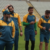 Pakistan team training session at Worcestershire