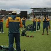 Pakistan team training session at Worcestershire