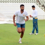 Day two of Pakistan team training session at Worcestershire