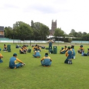 	Day four of Pakistan team training session at New Road, Worcester