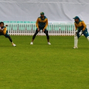 Pakistan squad training and practice session underway at New Road Ground, Worcester