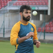 Pakistan team training session at the GSL
