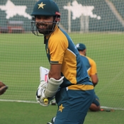 Pakistan team training session at the GSL