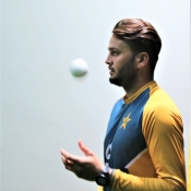 Pakistan Team Indoor practice session