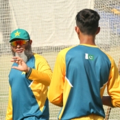 Day 2 - Pakistan U19 players practice session at the GSL