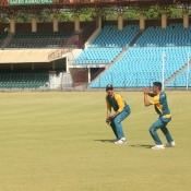 Day 2 - Pakistan U19 players practice session at the GSL
