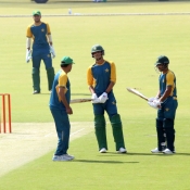 Pakistan U19 intra-squad 50-over practice match at the GSL