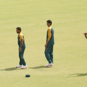 Pakistan Test players camp at the GSL