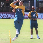 Pakistan Team practice session at Harare Sports Club