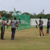 Pakistan team training session at Bridgetown in Barbados