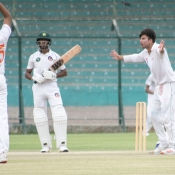 Intra-squad practice match at the National Stadium, Karachi