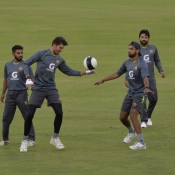 Pakistan ODI squad intra-squad match and training session at Pindi Cricket Stadium, Rawalpindi.