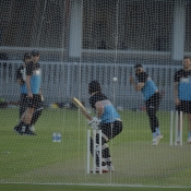 Pakistan and New Zealand teams training session at Pindi Cricket Stadium, Rawalpindi