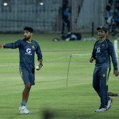 Pakistan and New Zealand teams training session at Pindi Cricket Stadium, Rawalpindi