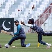 Pakistan Team practice and training session at  Pindi Stadium, Rawalpindi