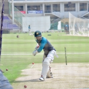 Pakistan Team training and practice session at National Stadium, Karachi