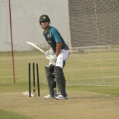 Player net and practice session at NHPC,Lahore