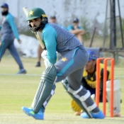 50-over practice match at LCCA between Babar Azam-led NHPC Eagles and Asif Ali-led NHPC Shaheens