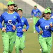 Pakistan Women team training for the Ireland series