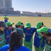 Pakistan Women team training and practice at NBP Stadium, Karachi