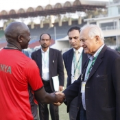 Chairman PCB Shaharyar M. Khan visit Kenya Cricket team