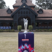 World Cup Trophy in Gymkhana Cricket Ground Lahore