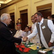 PCB Chairman Shaharyar M. Khan meets delegates in Annual General Meeting 2015