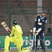 Abdur Rehman is bowled by Junaid Ilyas