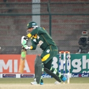Shahid Yousuf plays a shot